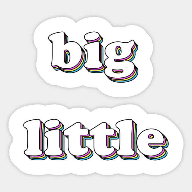 Big Little Retro Sticker by lolosenese